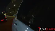 Lusty Sidra Sage Rides Hard BBC While In The Car