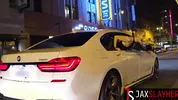Lusty Sidra Sage Rides Hard BBC While In The Car