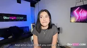 Cute 18 year old virgin with braces came to give me the best sex with her pink pussy