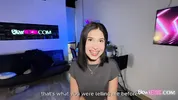 Cute 18 year old virgin with braces came to give me the best sex with her pink pussy