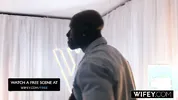 WIFEY Married MILF Queen Mirage Takes A Huge BBC While Hubby Cheers On