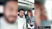WIFEY Married MILF Queen Mirage Takes A Huge BBC While Hubby Cheers On