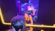 Night of sex and a lot of cum in the bar bathroom