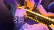 Night of sex and a lot of cum in the bar bathroom