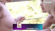 Lena Love & Arteya Indulge In Steamy Lesbian Fuck Outside - A GIRL KNOWS