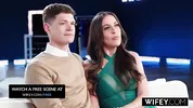 WIFEY Stunning Hotwife Amiee Cambridge Gets Stretched Out By Monster BBC While Holding Hubby's Hands