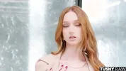 TUSHYRAW Stunning Petite Redhead Melanie Marie Has Her Perfect Ass Filled Up