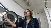 I Locked my Clothes in the Dryer at a Public Laundromat | ENF Public Masturbation and SQUIRT
