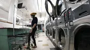 I Locked my Clothes in the Dryer at a Public Laundromat | ENF Public Masturbation and SQUIRT