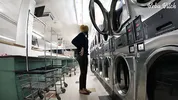 I Locked my Clothes in the Dryer at a Public Laundromat | ENF Public Masturbation and SQUIRT
