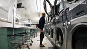 I Locked my Clothes in the Dryer at a Public Laundromat | ENF Public Masturbation and SQUIRT
