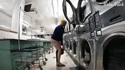 I Locked my Clothes in the Dryer at a Public Laundromat | ENF Public Masturbation and SQUIRT