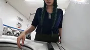 I Locked my Clothes in the Dryer at a Public Laundromat | ENF Public Masturbation and SQUIRT