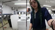 I Locked my Clothes in the Dryer at a Public Laundromat | ENF Public Masturbation and SQUIRT