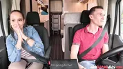BangVan - RV Rehab for Busty Blonde Zlata Shine who Gets Help from Bang Van Dirvers