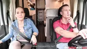 BangVan - RV Rehab for Busty Blonde Zlata Shine who Gets Help from Bang Van Dirvers
