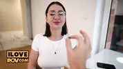 Screwing curvy cock slut Kleo Kain in close up