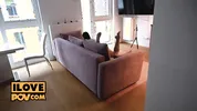Screwing curvy cock slut Kleo Kain in close up