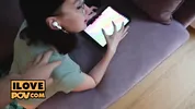 Screwing curvy cock slut Kleo Kain in close up