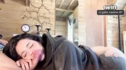 I met a guy in the village, took him to a cabin and he loved me sitting on his cock