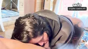 I met a guy in the village, took him to a cabin and he loved me sitting on his cock