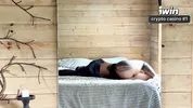 I met a guy in the village, took him to a cabin and he loved me sitting on his cock