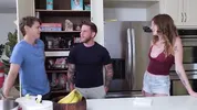 Horny Roommate Convinces Me to Fuck My Best Friend's Ass - Bi MMF - Steve Rickz, Sage Roux, Lucy Foxx