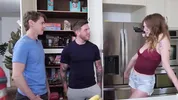 Horny Roommate Convinces Me to Fuck My Best Friend's Ass - Bi MMF - Steve Rickz, Sage Roux, Lucy Foxx