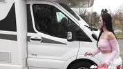 BangVan - Pretty Brunette Olivia Zlota Joins Jennifer Mendez and Charlie Dean on Their Threesome RV Ride