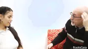 Grandpa Takes Rootsgaia's Anal Temperature Measurement