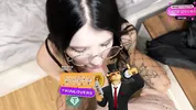 Nymphomaniac slut gave her ass fuck for a bunch of energy drink cans