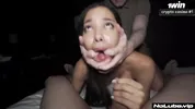 Perfect Ass Asian Fucktoy Sprayed With Cum