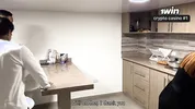My best friend's MILF mom sucks my cock in front of him and he doesn't notice.