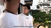 My best friend's MILF mom sucks my cock in front of him and he doesn't notice.