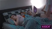 S3E6: Step mom Shares bed with new Wife and Step daughter while Step son fuck them till cum inside