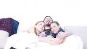Step sister won't let her Step bro and his gf watch Netflix — Surprise Threesome
