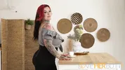 Big Ass Tattooed Beauty Sabien DeMonia Sits On Face Before Fucking