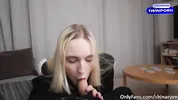 Slutty Secretary Sucks and Fucks Boss' Dick - Facial Cumshot