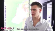 Cuckold shares his sexy brunette wife with a real estate agent for a discount