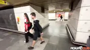 PickupClub - A Rich Guy Picks Up a Sexy Brunette Vixi Rafi and Makes her Cheat in Front of her Cuck Boyfriend!