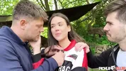 PickupClub - A Rich Guy Picks Up a Sexy Brunette Vixi Rafi and Makes her Cheat in Front of her Cuck Boyfriend!