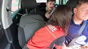 PickupClub - A Rich Guy Picks Up a Sexy Brunette Vixi Rafi and Makes her Cheat in Front of her Cuck Boyfriend!