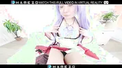 Long haired Japanese babe Cocona Himekawa rubs her wet pussy and moans in pleasure in VR.