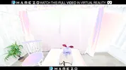 Japanese woman Aoi Kirishima had hardcore sex with her boyfriend in VR.