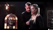 Blonde MILF Frozen In Time - Hostess With HUGE Tits Freeze Porn