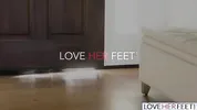 Petite Redhead Lola Fae Has Her Feet Worshiped