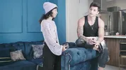 Step sister came to visit and was fucked in her pussy