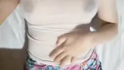 DON'T CUM INSIDE, PLEASE! JUST RUB YOUR CREAMY PUSSY!