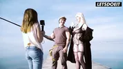 Blonde MILF Risky Fuck with Horny Fisherman - LATINA MILF