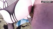 Blonde MILF Risky Fuck with Horny Fisherman - LATINA MILF